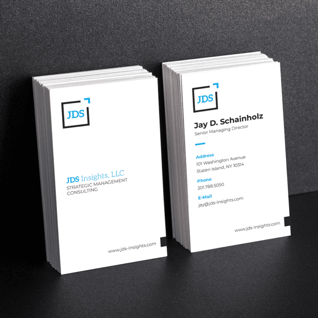 JDS Insights Business Card Design