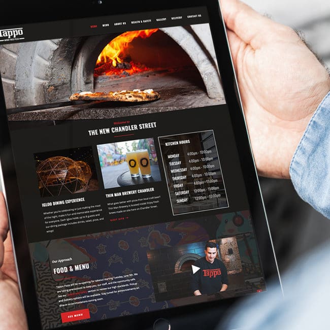 Tappo Pizza Portfolio